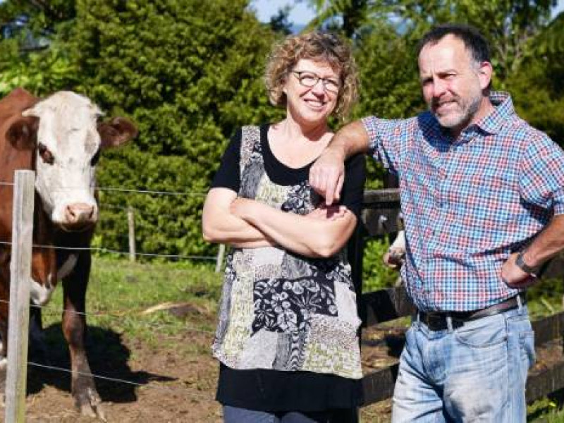 Jill and Chris Whalley from Mt Eliza Cheese, Katikati, Bay of Plenty